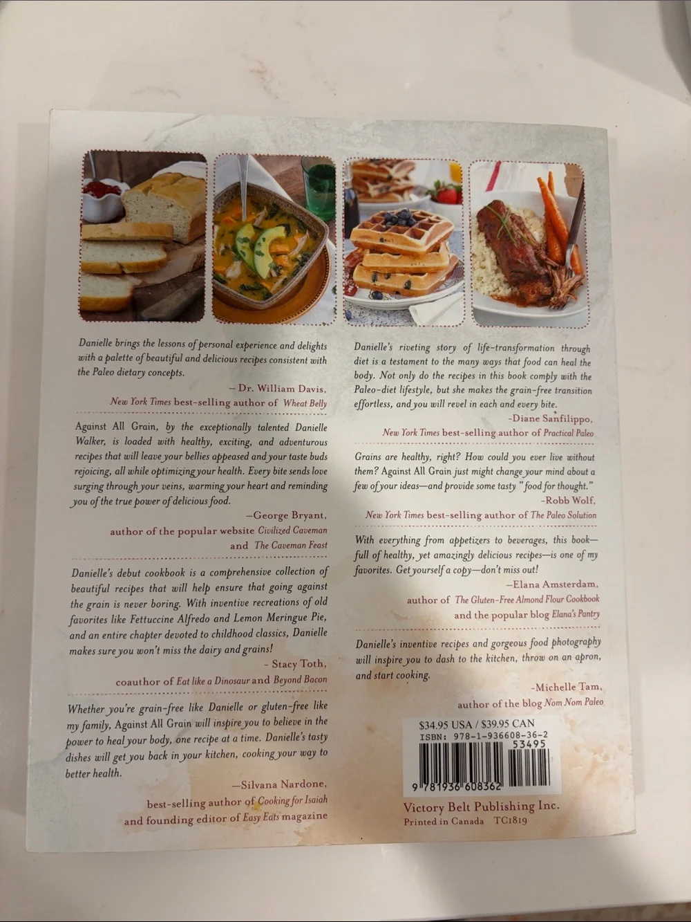 Against All Grain Cookbook by Danielle Walker — Red Cover